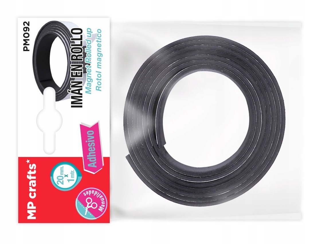 Taśma magnetyczna samoprzylepna 100cm x 2cm EDUKAMP – Idealne rozwiązanie do organizacji