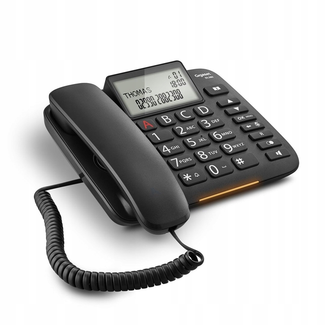 Gigaset DL380 – Telefon DECT stacjonarny dla seniorów