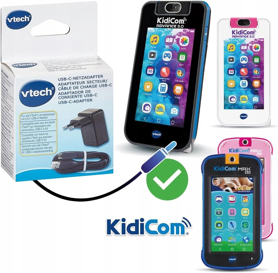 Zgodność z urządzeniami VTech z wtyczką USB-C