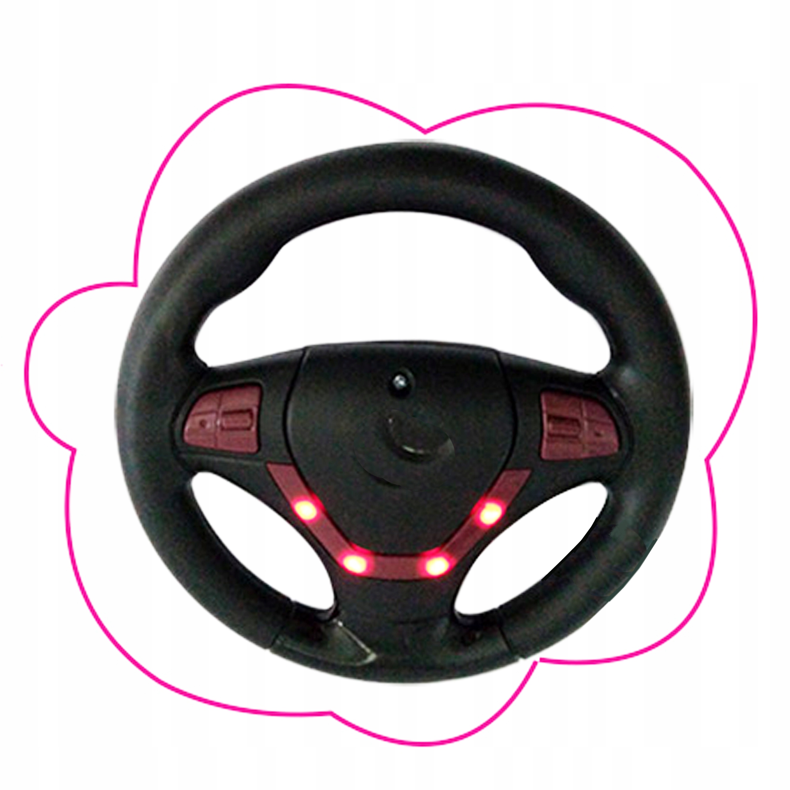 Multimedialna kierownica – Dźwięki i światła dla lepszej zabawy