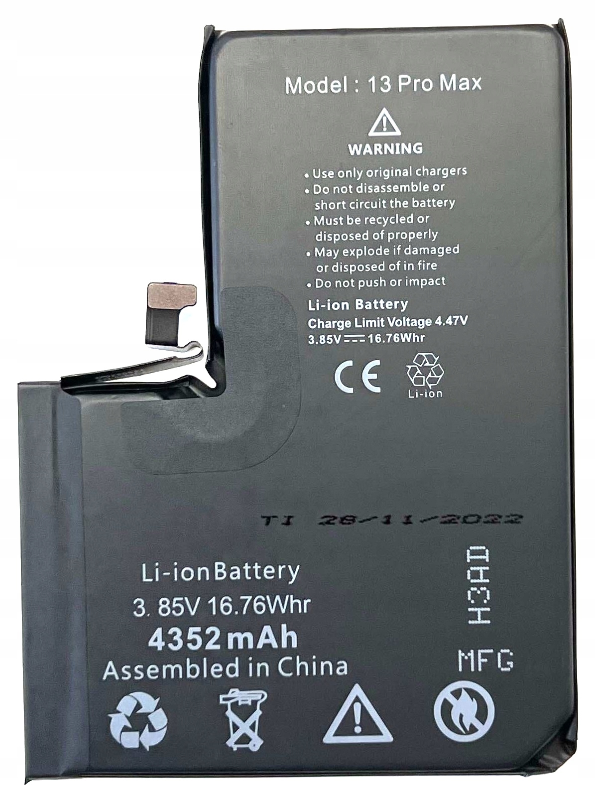 Bateria do Apple iPhone 13 Pro Max 4352 mAh – Wydajność i niezawodność