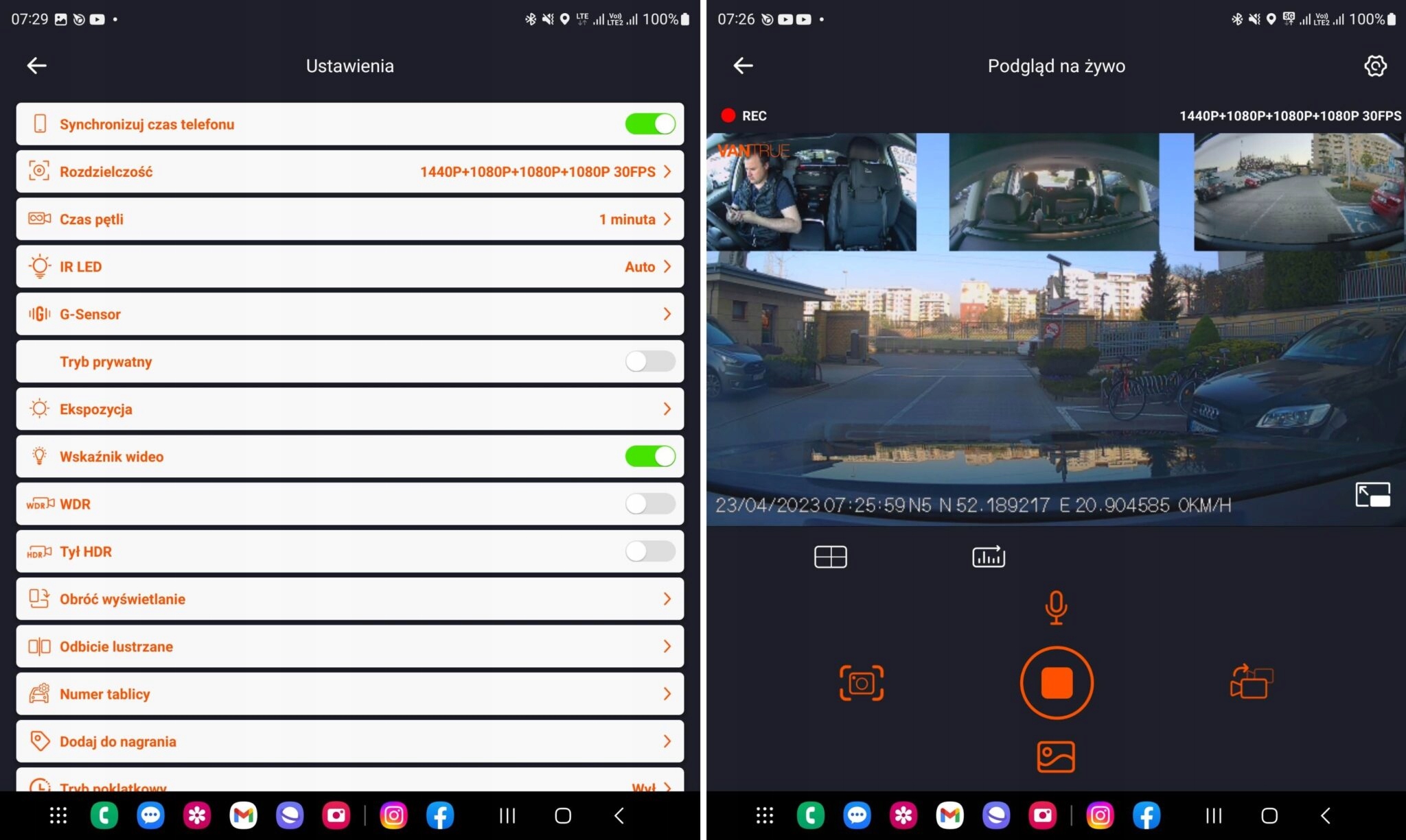 Wysoka jakość nagrania w Full HD i QHD