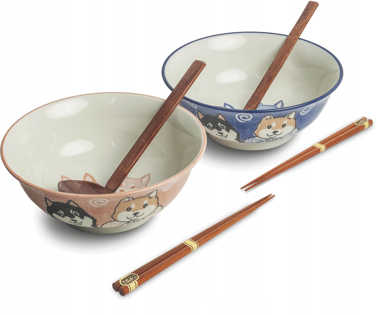Zestaw misek do ramenu Shiba, 6 elementów - Edo Japan – Idealny wybór dla miłośników japońskiej kuchni