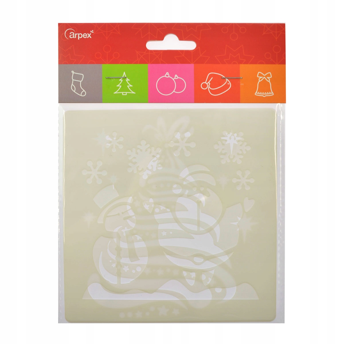 Dekoracja świąteczna Arpex Szablony świąteczne one size – Stwórz magię świąt