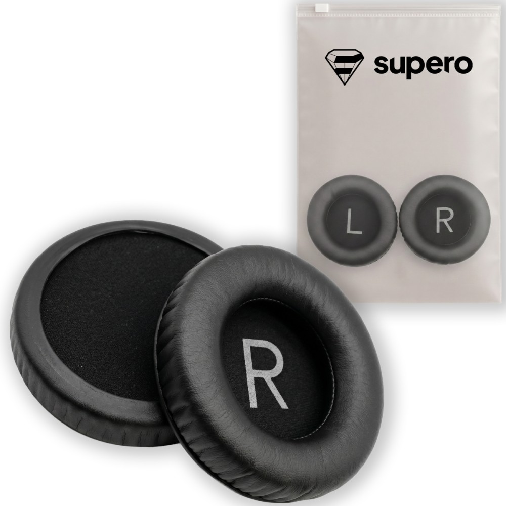 Nauszniki skórzane z pianką Memory Foam SUPERO do AKG K52 / K72 / K92 / K240 / K181 / K182 / K540 / K845 – Komfort i jakość dźwięku
