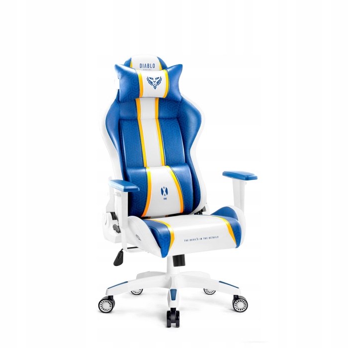 Fotel Gamingowy Diablo X-One 2.0 Small: Aqua Blue – Komfort i styl w jednym