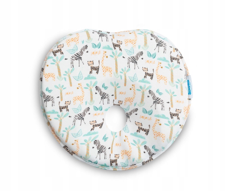 Sensillo PODUSZKA KORYGUJĄCA ZOO – Ergonomiczne wsparcie dla główki niemowlęcia