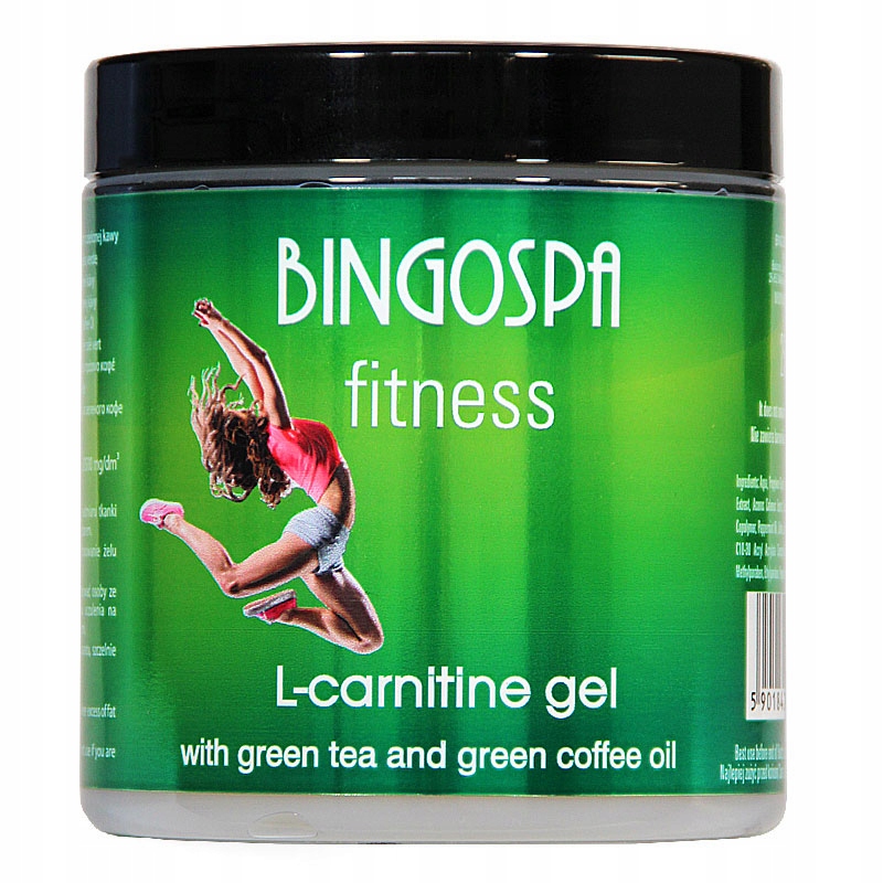 BINGOSPA Fitness L-karnityna w żelu z zieloną herbatą i olejkiem zielonej kawy