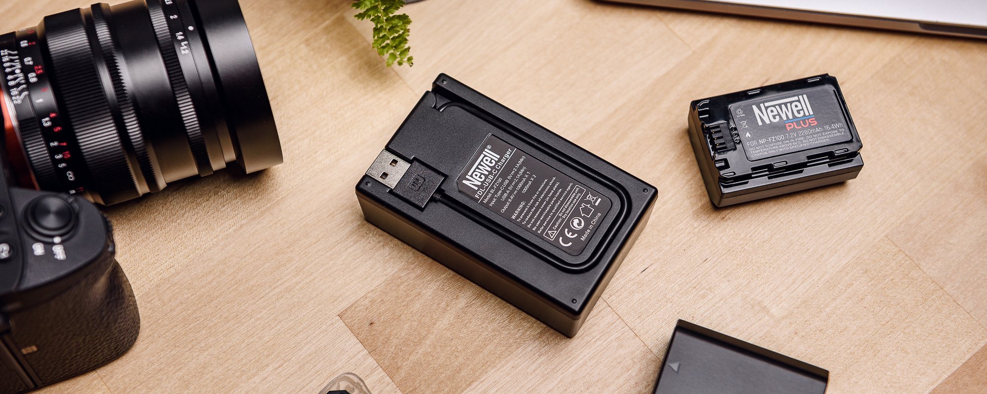 Ładowarka dwukanałowa Newell FDL-USB-C do akumulatorów