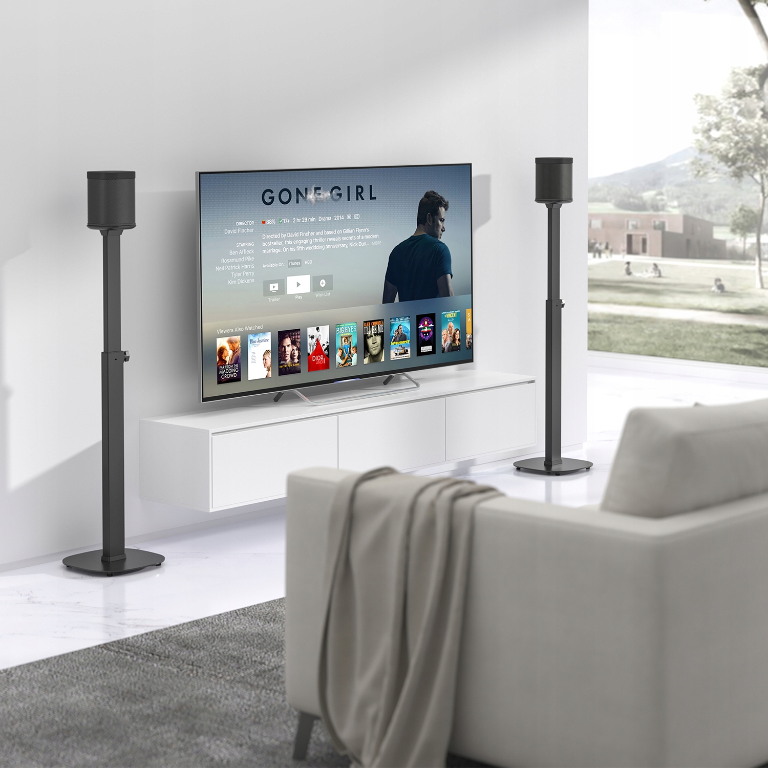 Solidna i stabilna konstrukcja dla głośników Sonos