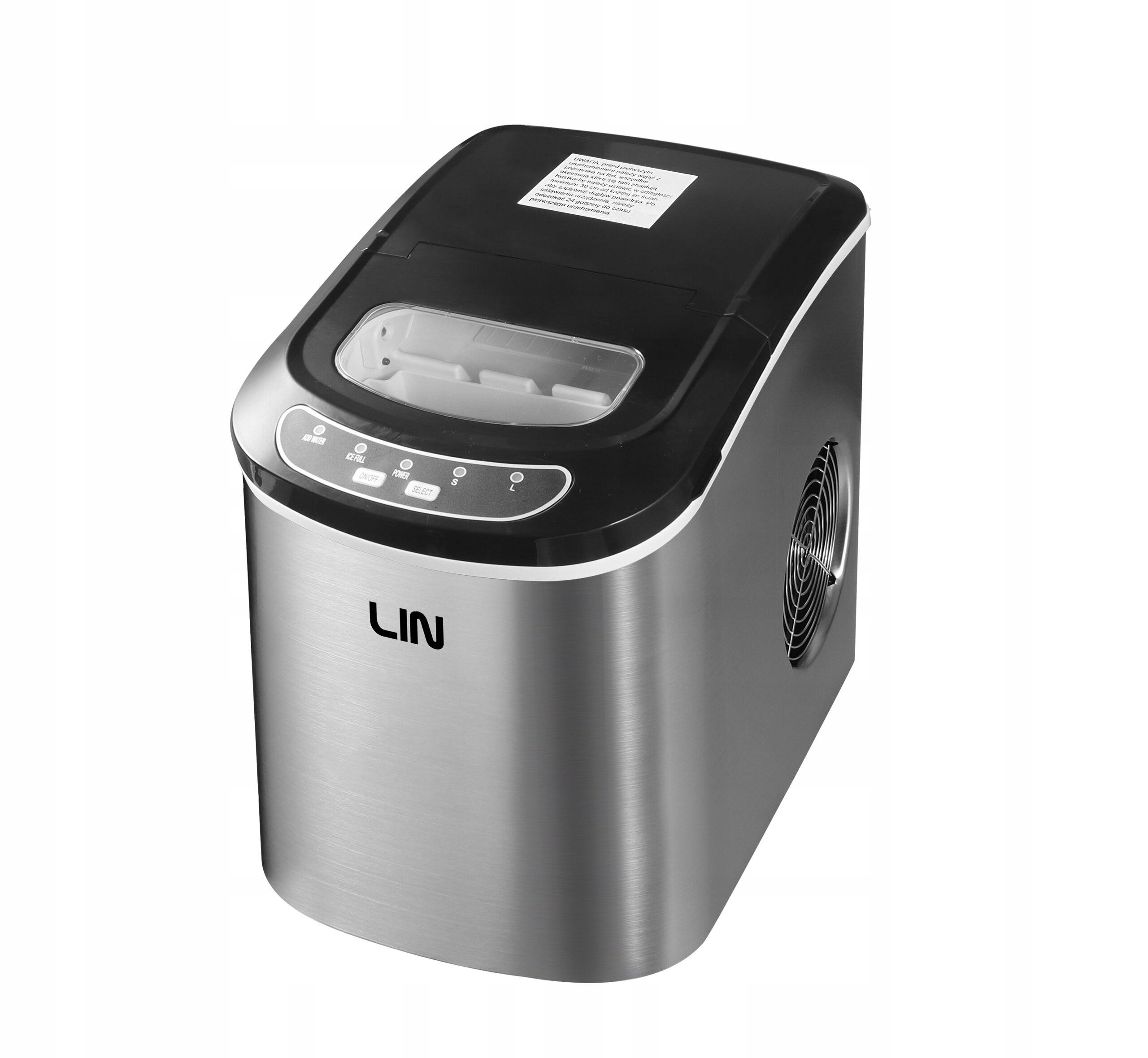 Kostkarka do lodu LIN Ice PRO-S12 Srebrny – Idealne rozwiązanie na gorące dni