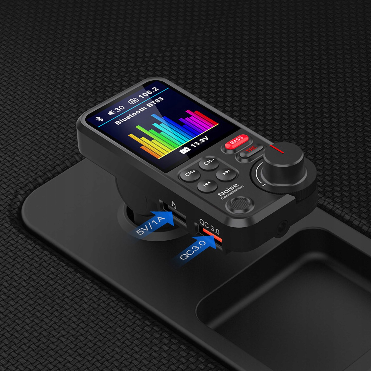 Wbudowany mikrofon i zestaw głośnomówiący