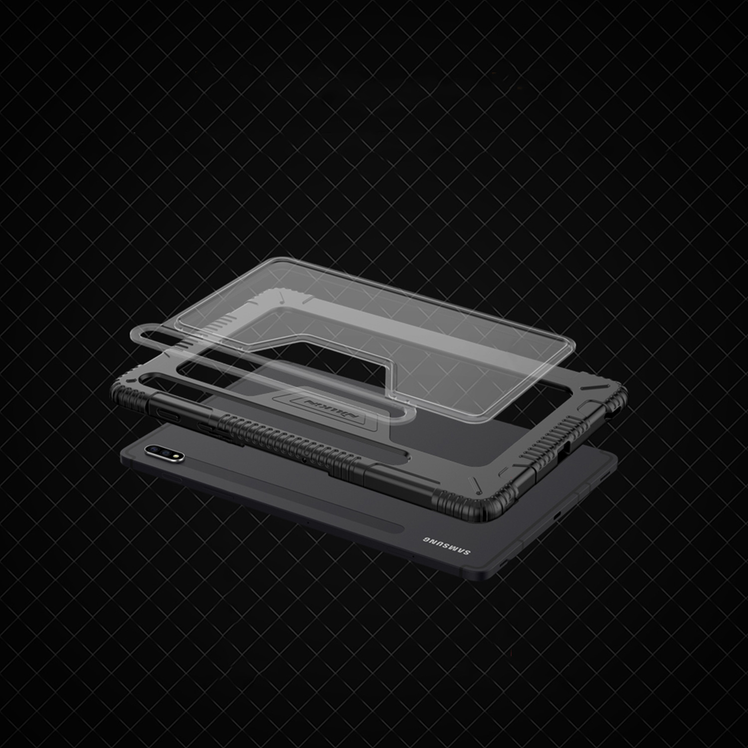 Etui Nillkin Bumper dla Samsung Galaxy Tab S7 - Transparentne plecki