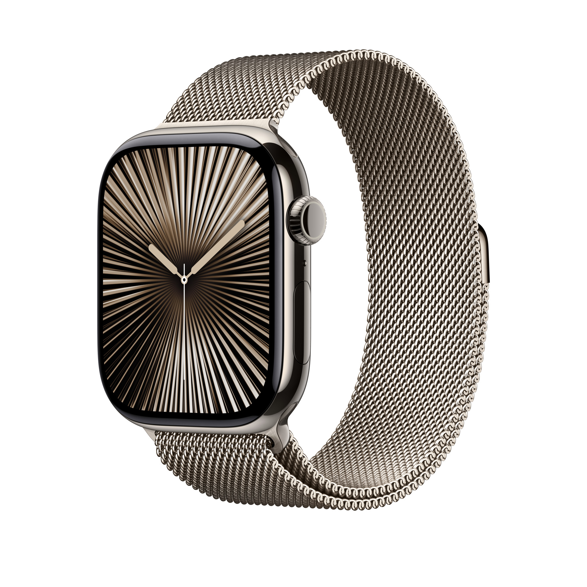 APPLE 46mm Natural Milanese Loop - M/L – Elegancja i nowoczesność w jednym