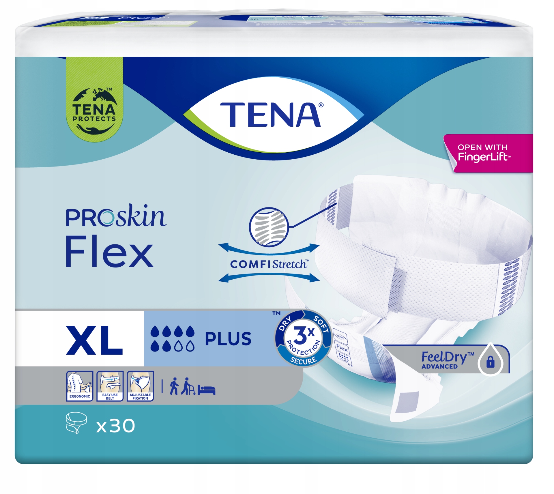TENA FLEX PROSKIN PLUS XL '30 – Komfort i bezpieczeństwo dla osób z nietrzymaniem moczu