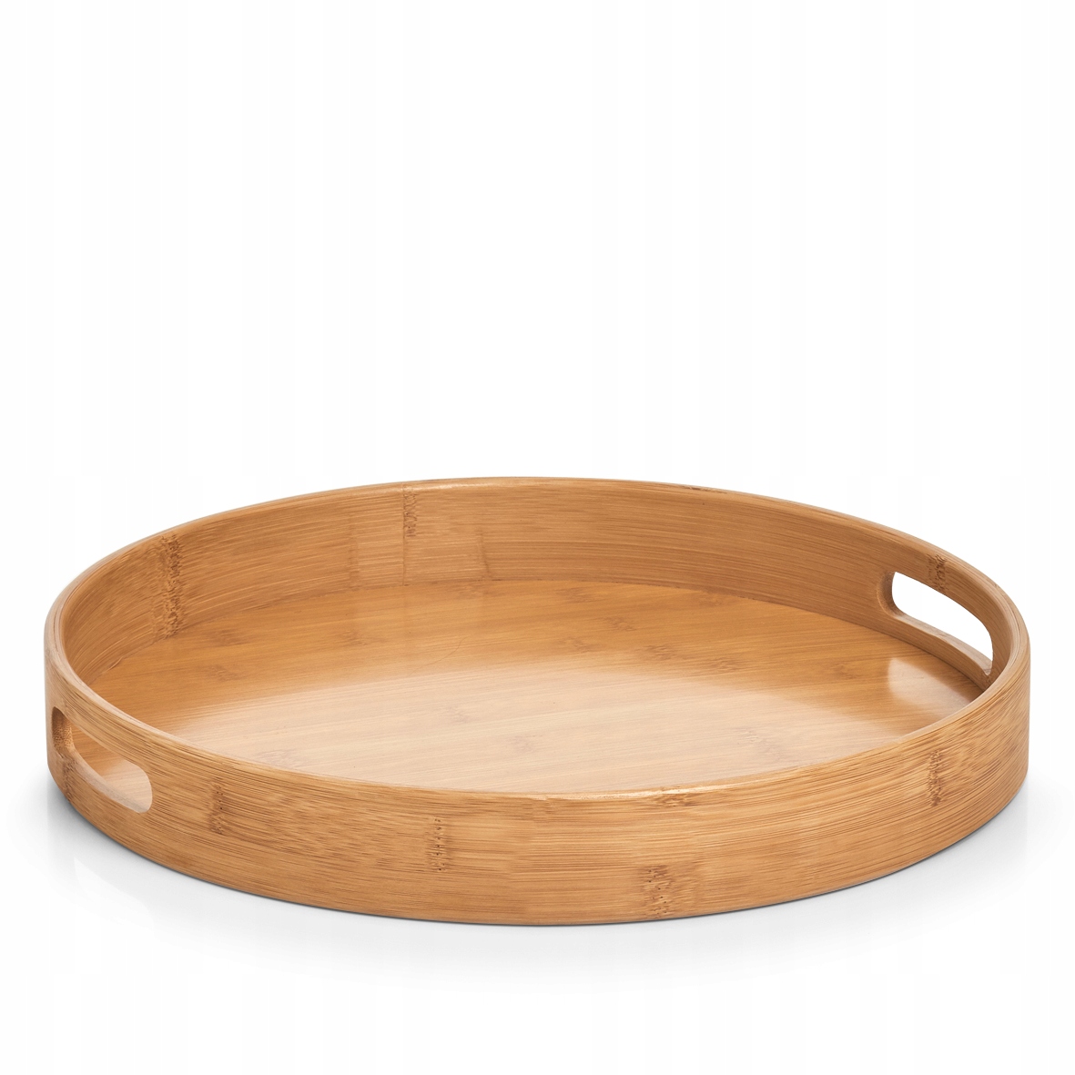 Zeller Taca do serwowania okrągła, Ø 38 cm, bambusowa – Elegancja w Twojej kuchni
