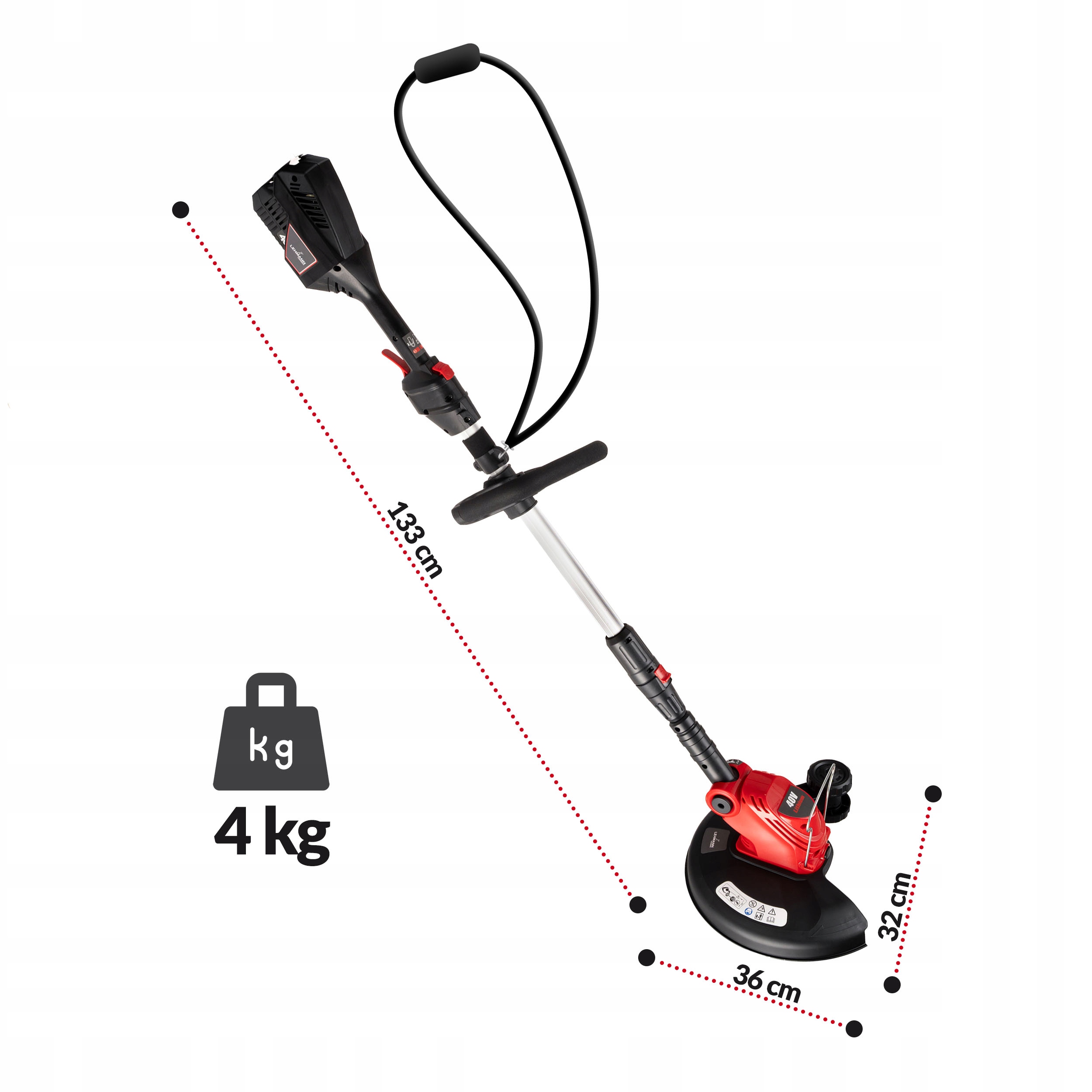 Komfort pracy – Niska waga i pas naramienny w zestawie