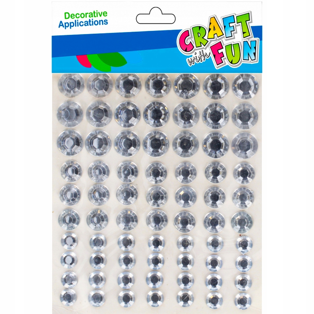 Craft with Fun Ozdoba Dekoracyjna Kryształki Diamenty – Kreatywność na wyciągnięcie ręki