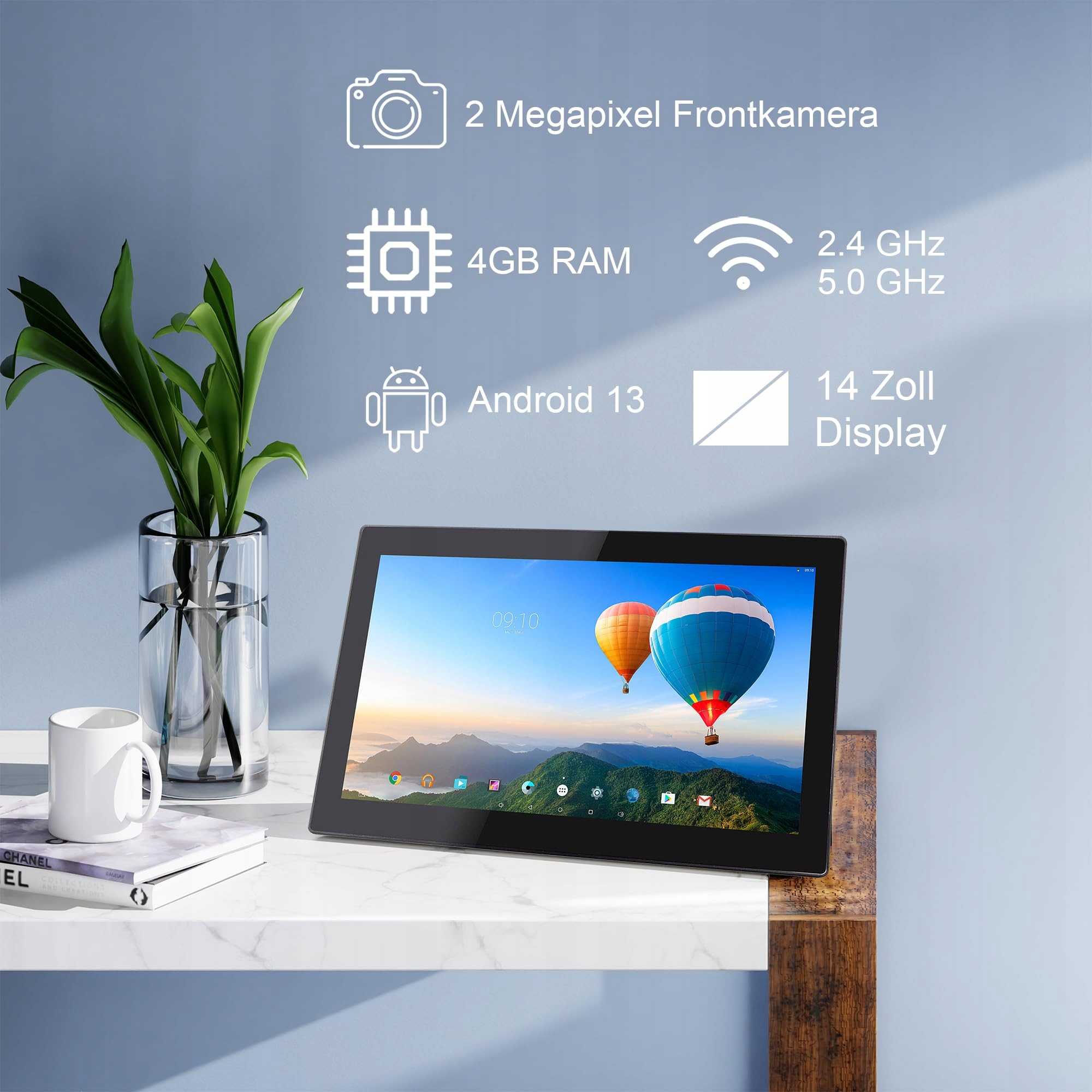 Wydajność i moc – 64-bitowy procesor SixCore i 4 GB RAM