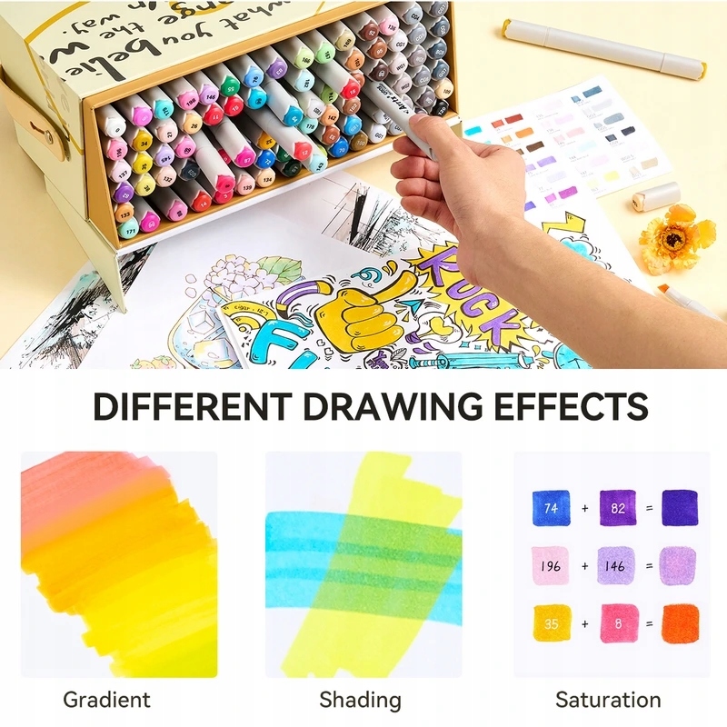 Mieszanie kolorów i techniki cieniowania