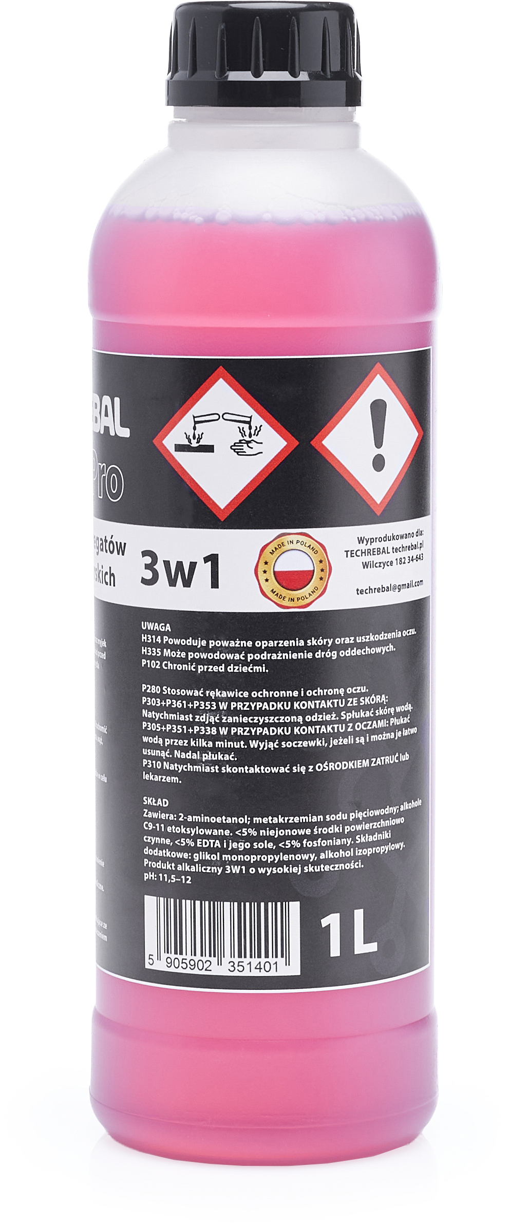 Uniwersalna formuła 3w1 – Czyszczenie, konserwacja i zabezpieczenie