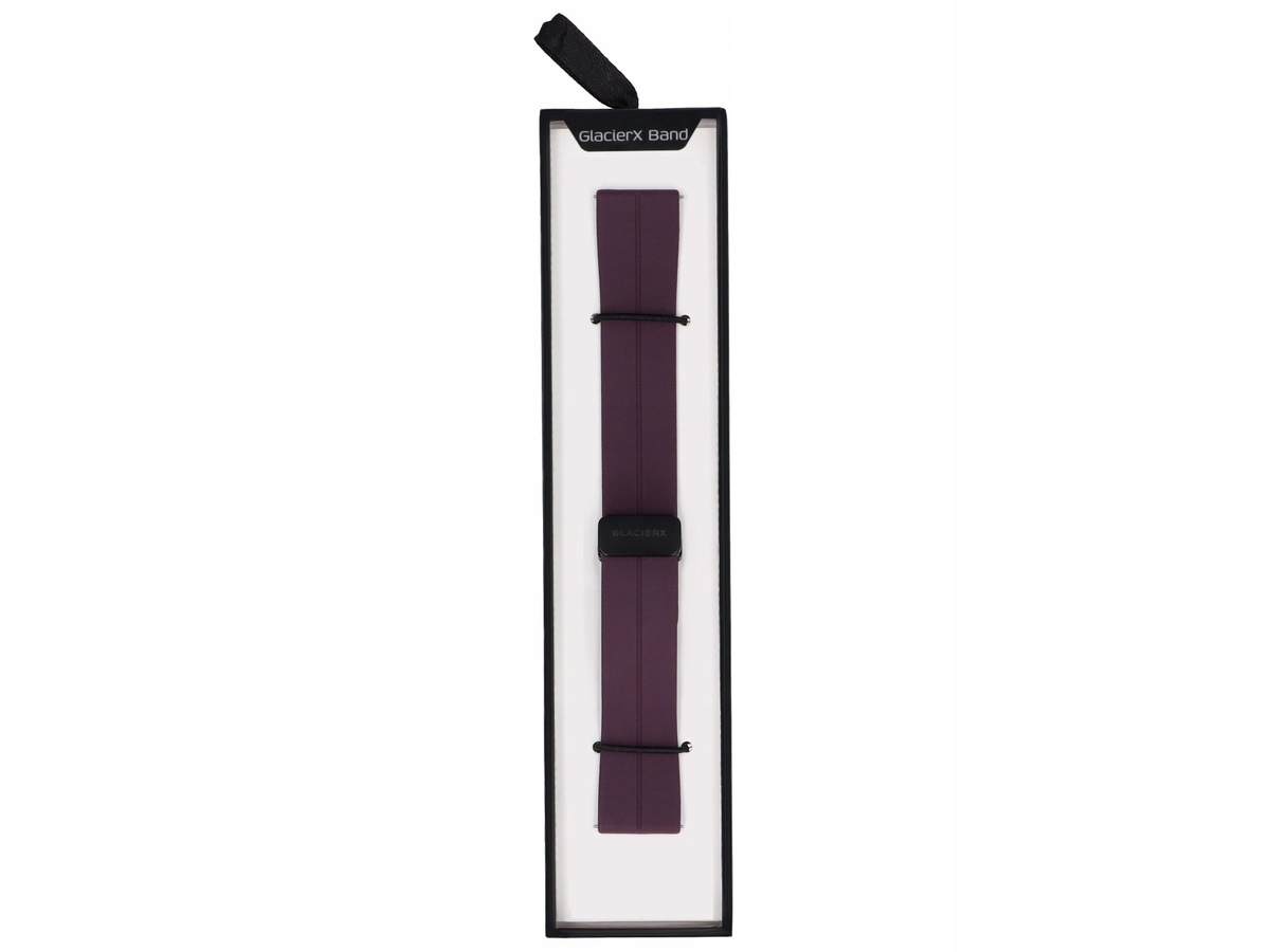 Pasek do smartwatcha GlacierX Silicone Magnetic Buckle Violet Fruit Bakłażanowy 22mm – Styl i funkcjonalność w jednym