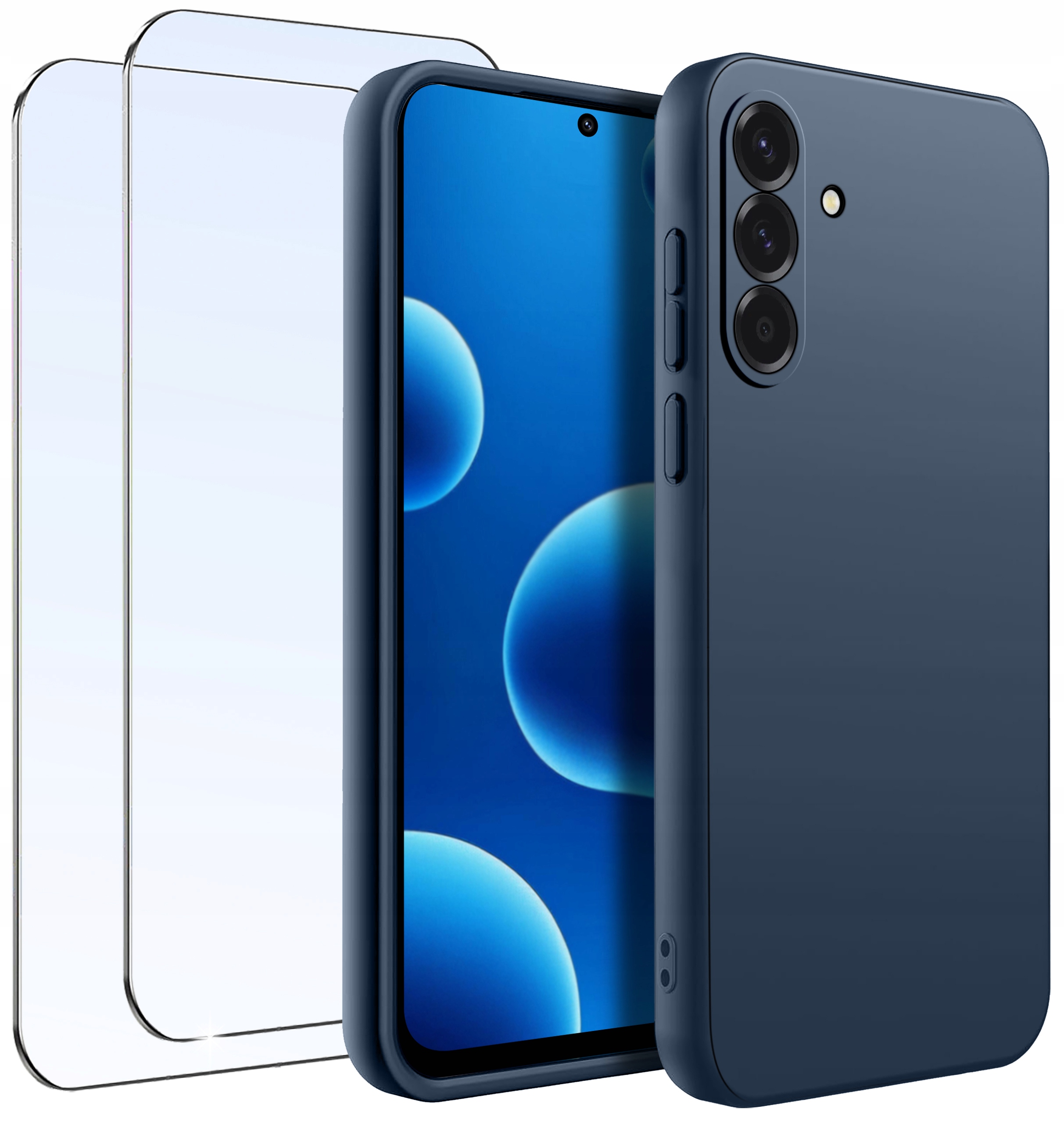 ZESTAW Etui do Samsung A56 5G Matowe Silikon 2 SZTUKI SZKŁO – Ochrona i styl w jednym