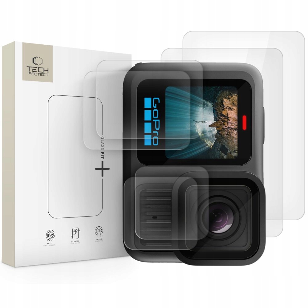 Szkło Hartowane Tech-Protect Glass Fit+ 2-Set GoPro Hero 13 Clear – Ochrona na najwyższym poziomie