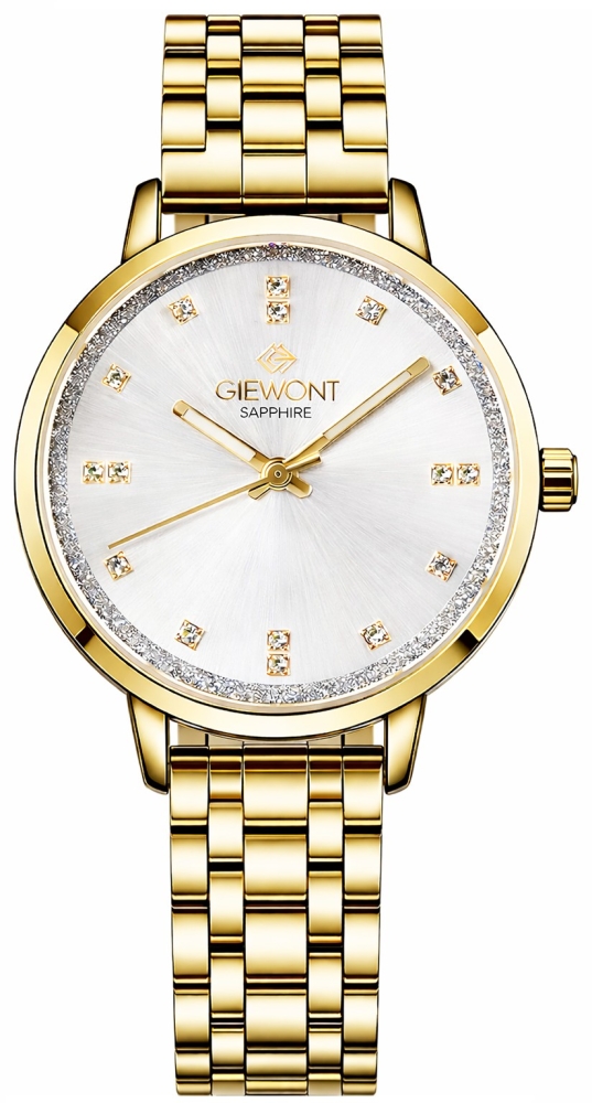 Zegarek Damski Giewont Sapphire Złoto Srebrny GW7370-B2 – Elegancja na każdym kroku