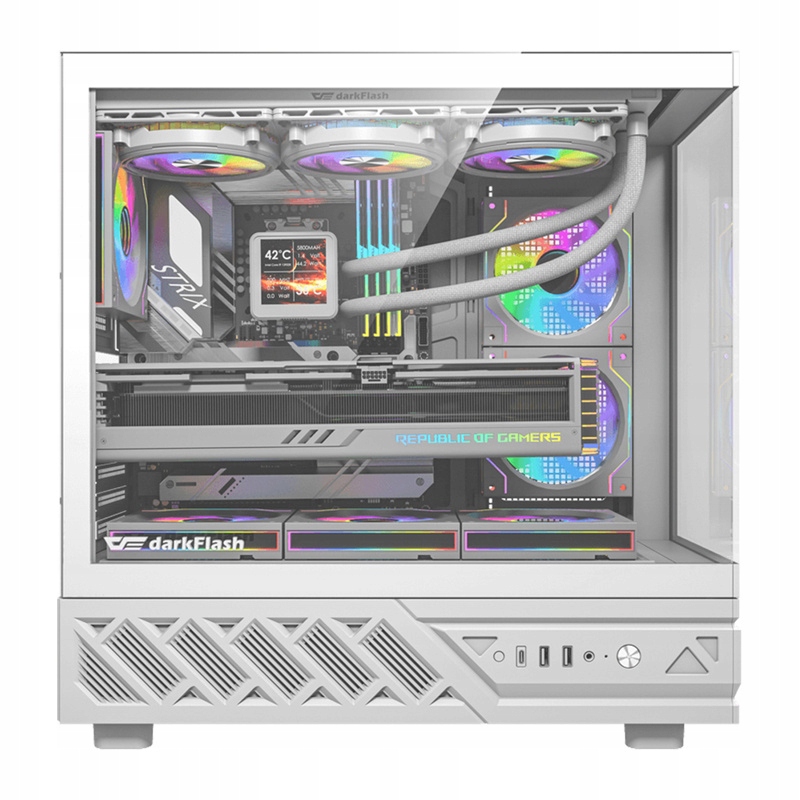 Panoramiczna konstrukcja 270° – Wyeksponuj swoje podzespoły