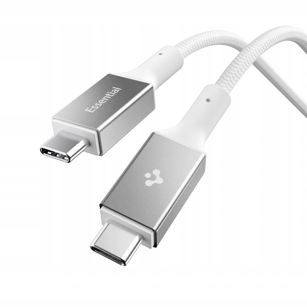 SPIGEN EB24015CC ESSENTIAL TYPE-C CABLE 240W 150CM WHITE – Profesjonalny kabel do zasilania