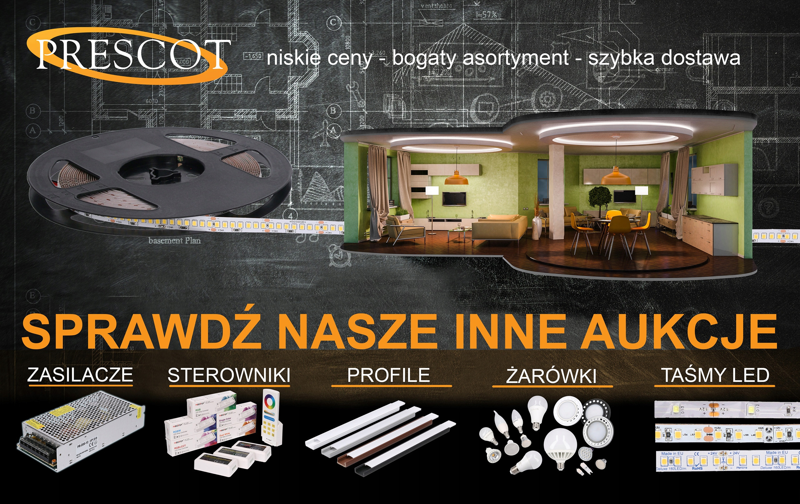 Przykładowe zastosowania w oświetleniu dekoracyjnym