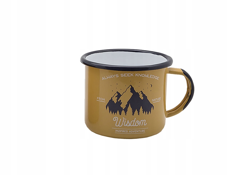 Kubek emaliowany Wisdom – towarzysz Twoich napojów