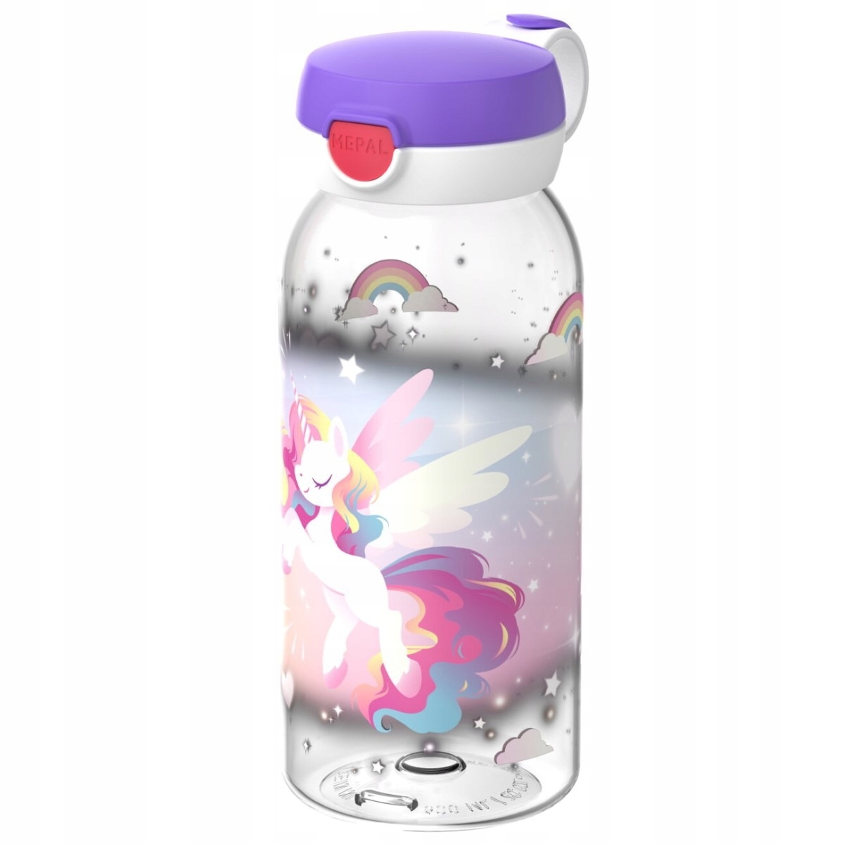 Butelka Flip Cap Campus 600 ml Unicorn Glow – Idealna dla dzieci