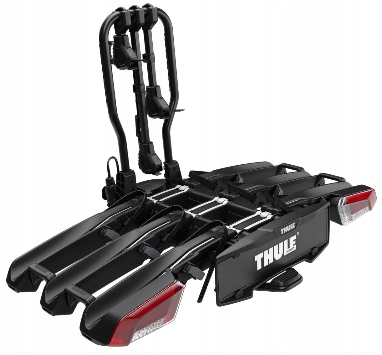 Thule Easyfold 3 – Bagażnik rowerowy na hak dla 3 rowerów elektrycznych