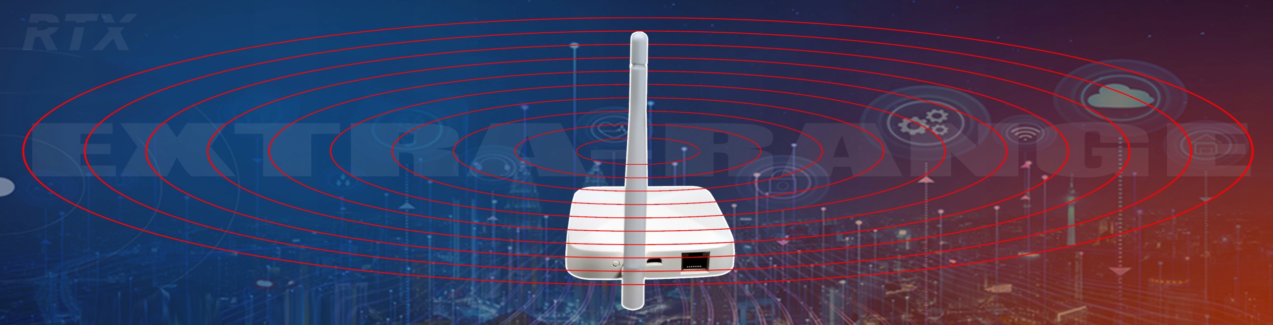 Zewnętrzna antena dla zwiększonego zasięgu
