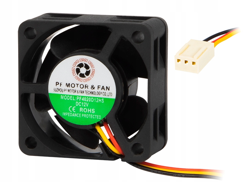Wentylator 40x20mm 12V ślizgowy – Wydajność i niezawodność
