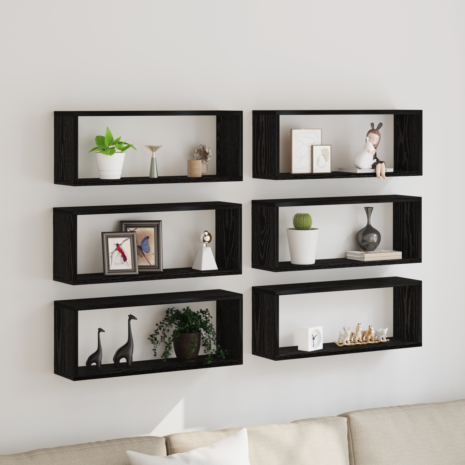 Stylowe wykończenie z czarnego dębu – Idealne do każdego pomieszczenia