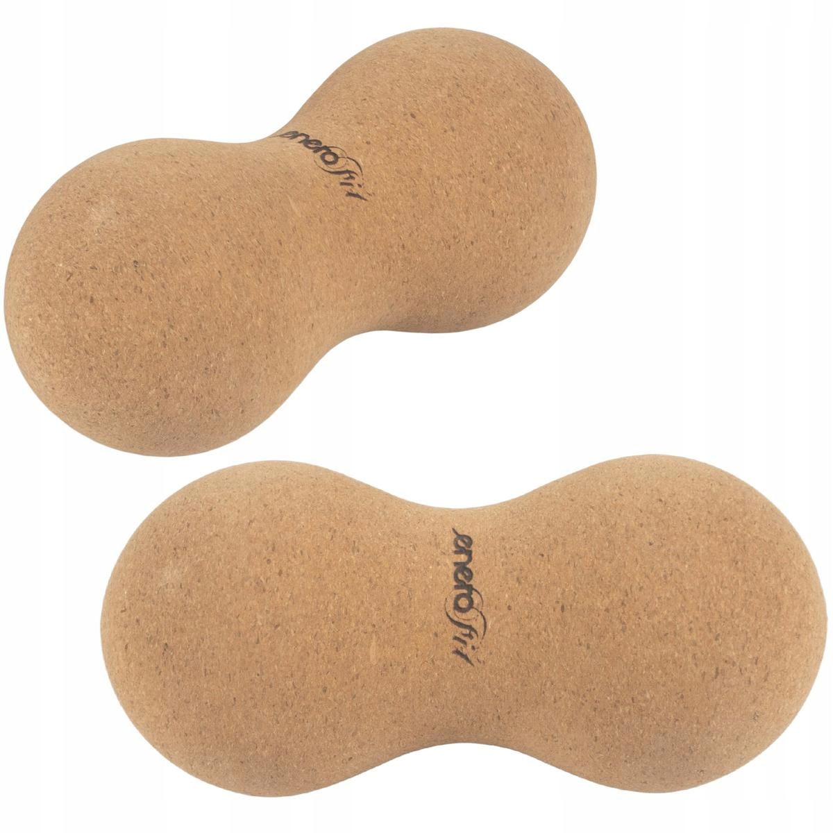 PODWÓJNA PIŁECZKA DO MASAŻU KORKOWA 6.5x13CM ENERO FIT – Naturalne wsparcie w relaksacji