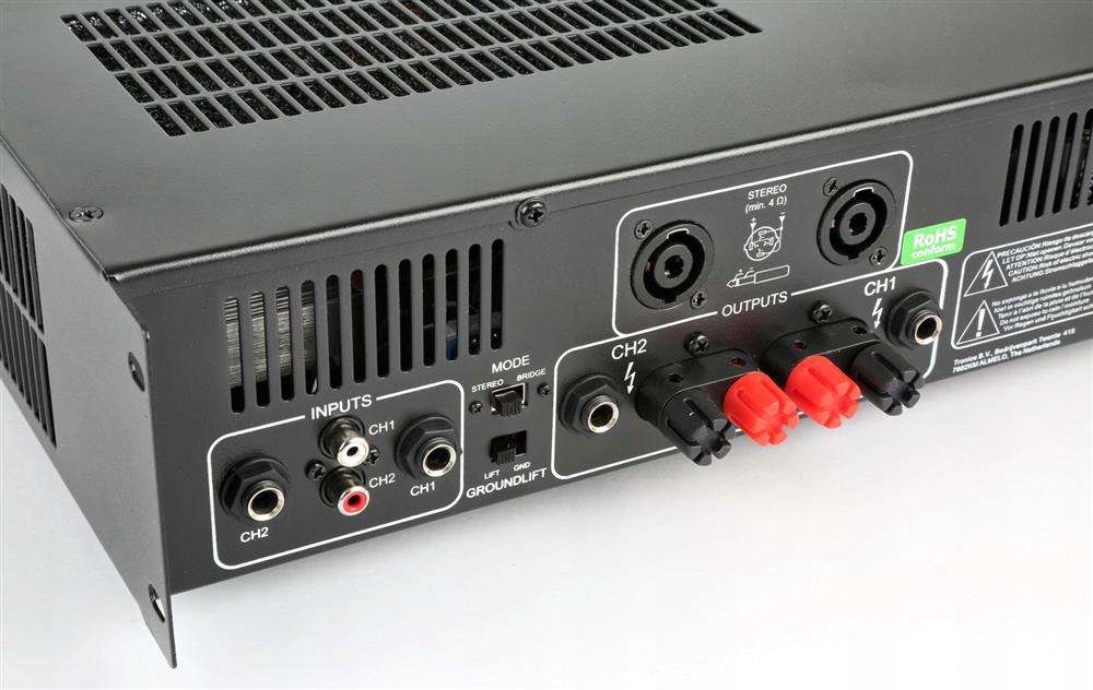 Różnorodne złącza audio: RCA i Jack 6,3mm