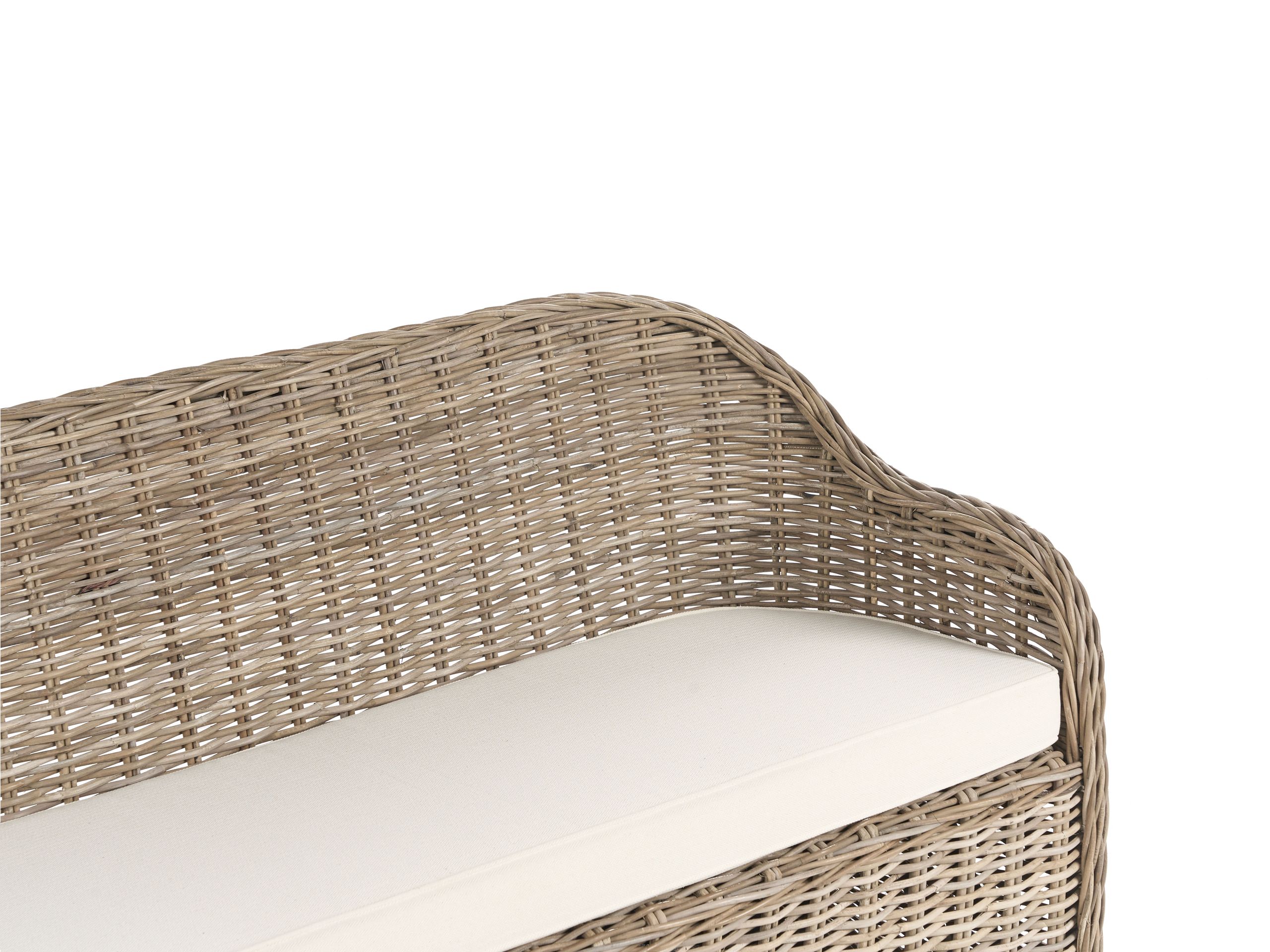 Sofa ogrodowa dla 2 osób SUSUA Rattan – Idealny wybór do Twojego ogrodu