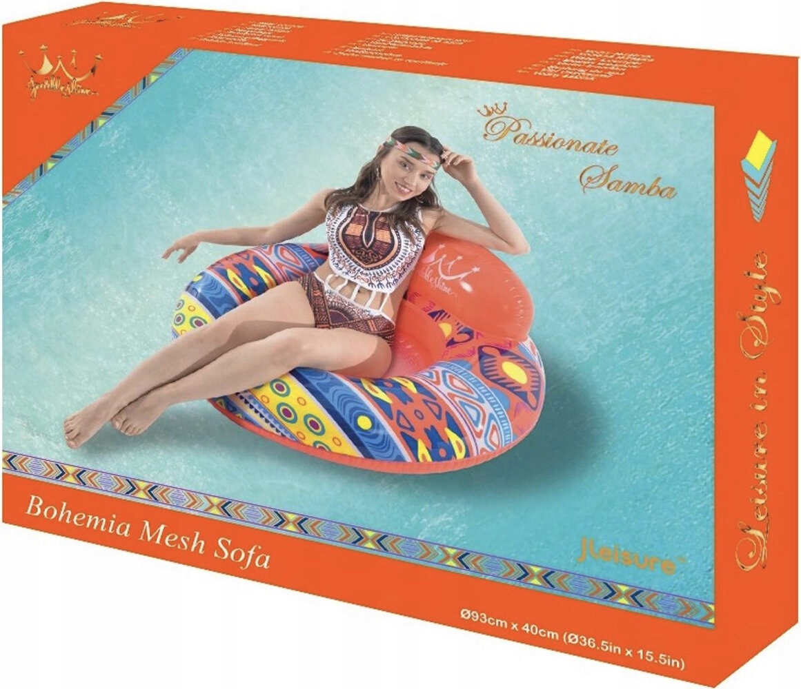 DMUCHANY LEŻAK FOTEL WODNY BOHO 93x40CM 33115 – Idealny na letnie przygody