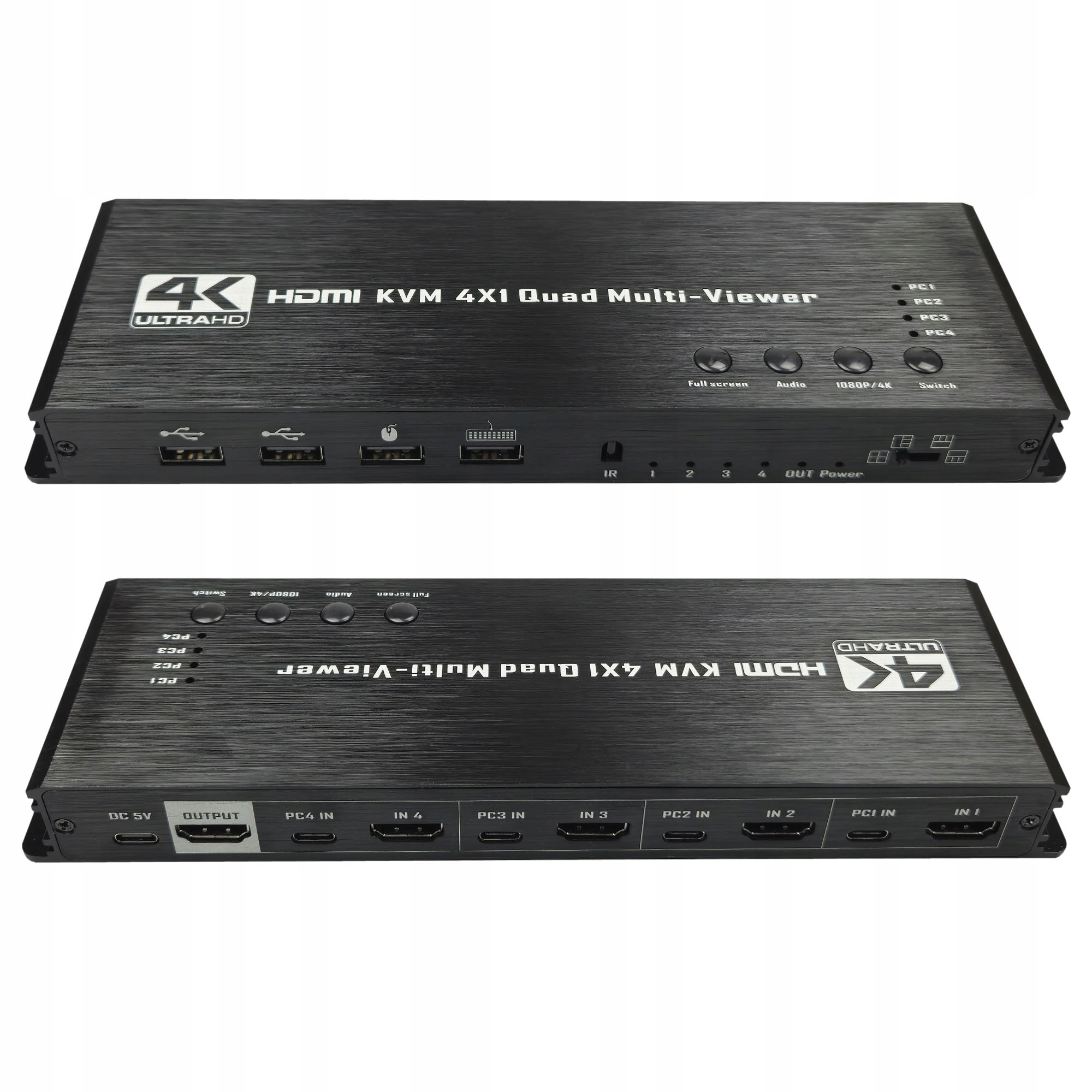 Proste przełączanie między czterema komputerami