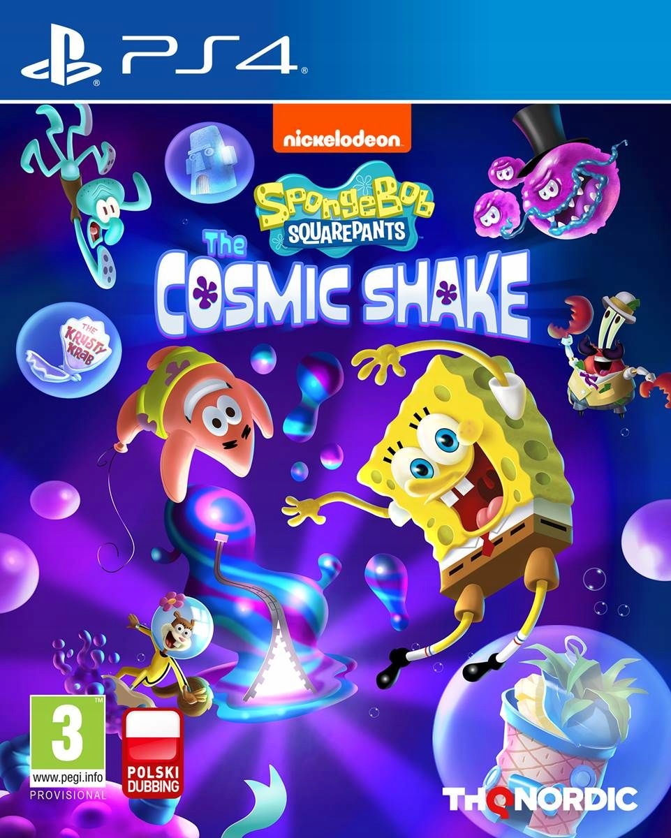 Gra PlayStation 4 SpongeBob SquarePants: The Cosmic Shake – Przygoda w Bikini Dolnym