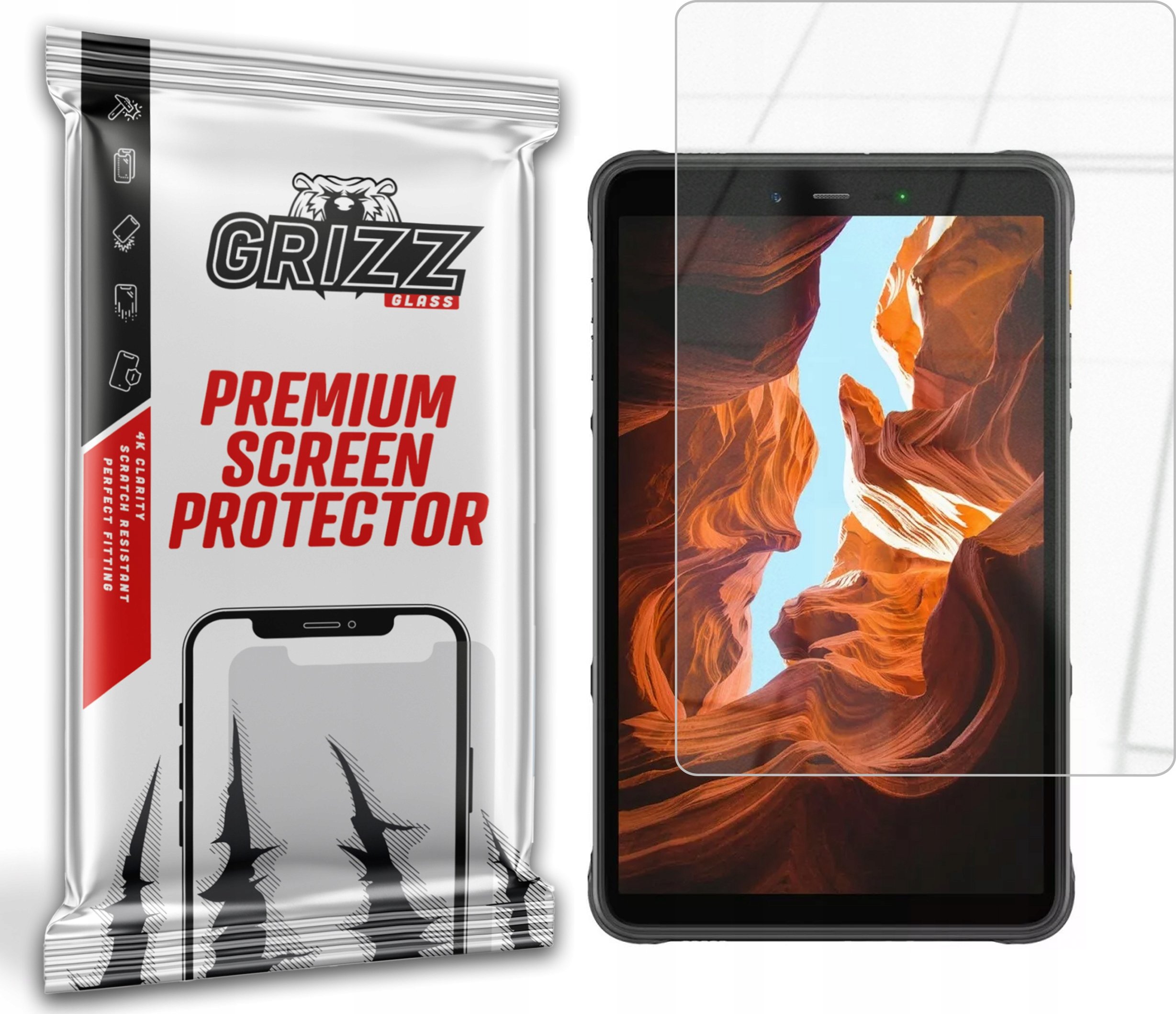 GrizzGlass Szkło hybrydowe GrizzGlass HybridGlass do Ulefone Armor Pad Pro – Ochrona Twojego urządzenia