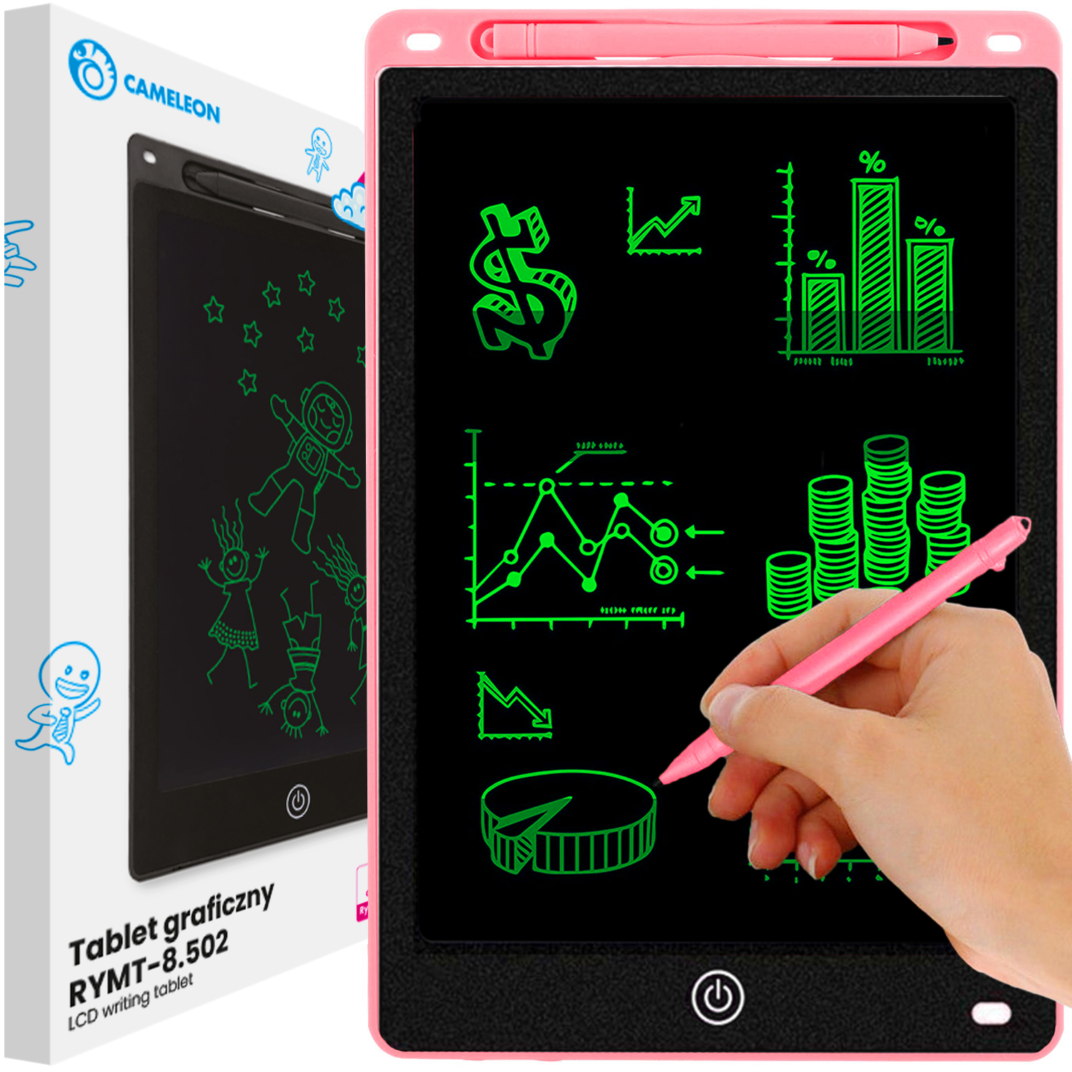 Tablet graficzny dla dzieci 10' RYMT-8.502 – Kreatywność w zasięgu ręki