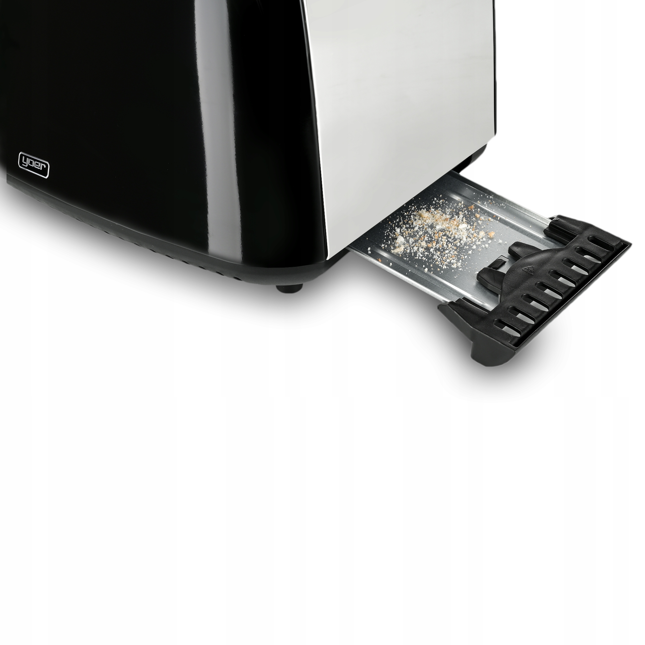 Wygodne czyszczenie dzięki wyjmowanej tacki na okruchy