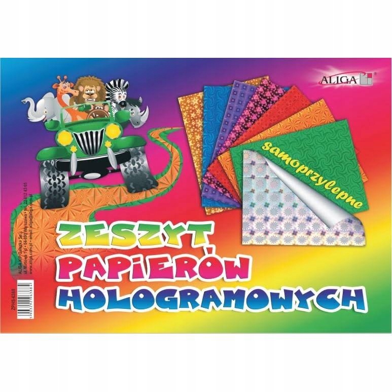 Zeszyt papierów hologramowych samoprzylepnych B5 – Kreatywność na wyciągnięcie ręki