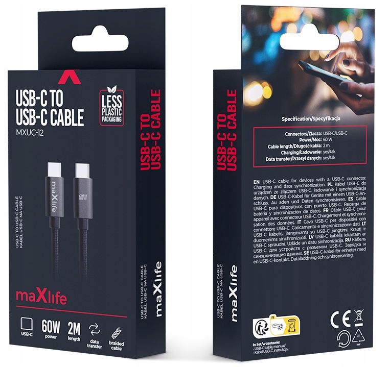 Kompatybilność z urządzeniami USB-C – Idealny do laptopów, tabletów i smartfonów