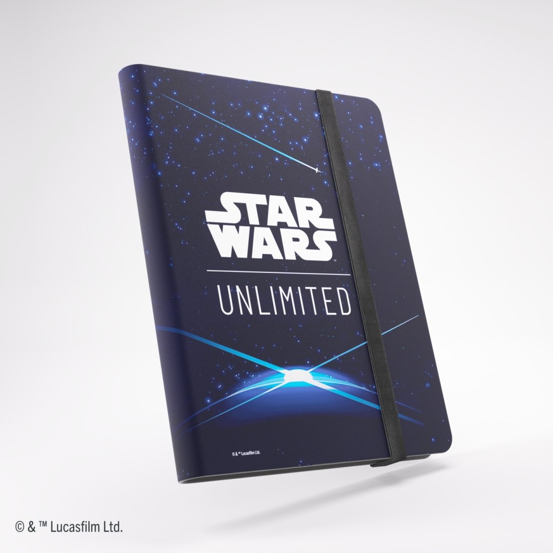 Gamegenic: Star Wars Unlimited Card Game - 18-Pocket Album - Card Back Blue – Idealny album dla fanów Star Wars